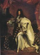 Hyacinthe Rigaud Louis XIV King of France (mk05) oil